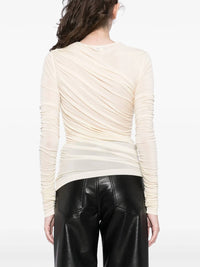 Agolde - Tania Twist Tee - clothing - shirts - solid