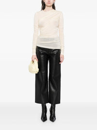 Agolde - Tania Twist Tee - clothing - shirts - solid