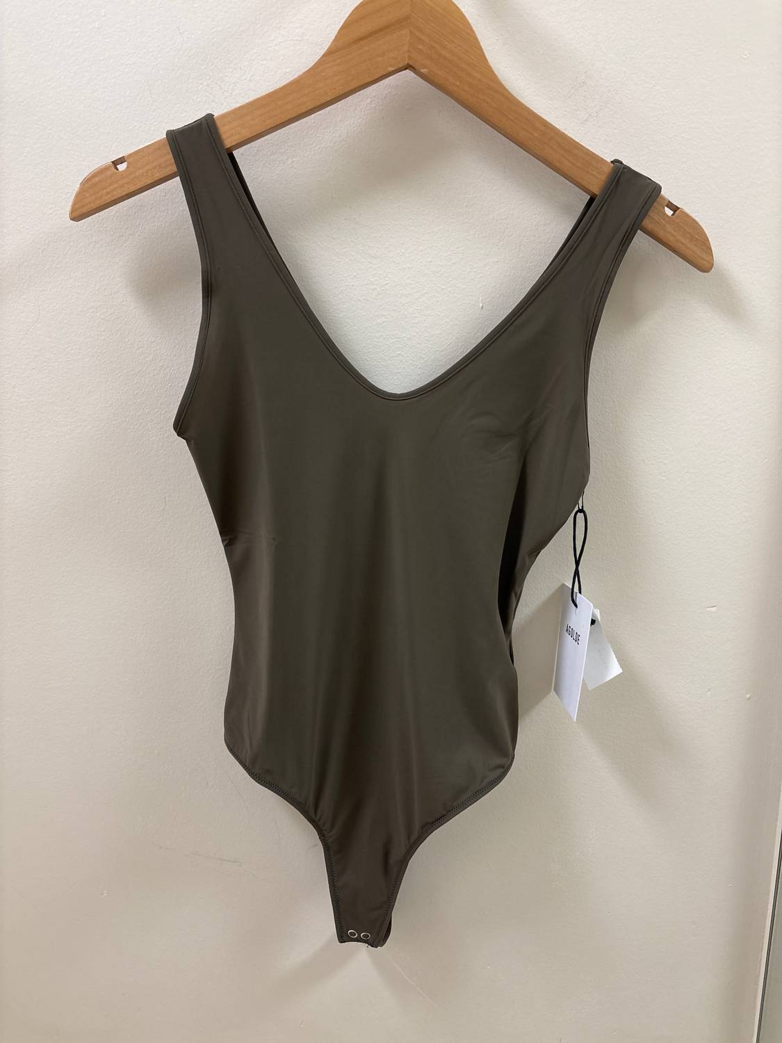 Agolde - Tora Tank Bodysuit - bodysuits - brown - clothing