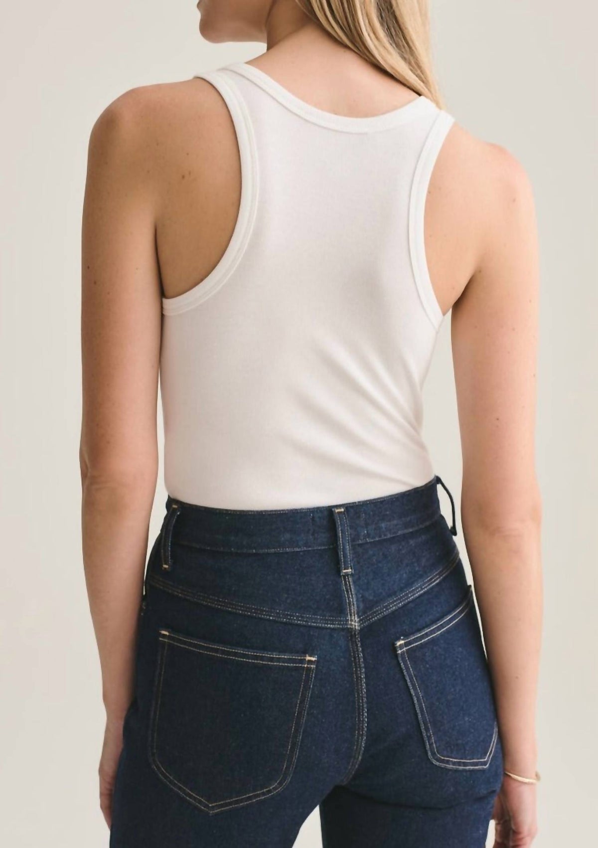 Agolde - Women's Classic Rib Tank Bodysuit