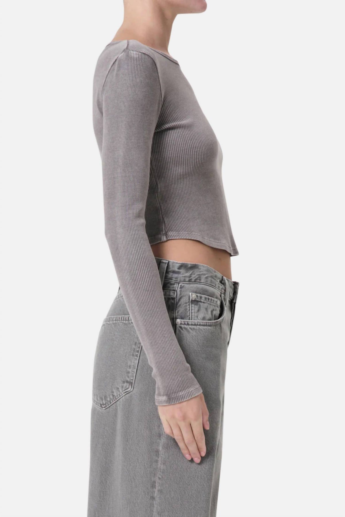 Agolde - Women's Long Sleeve Tee