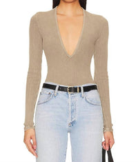 Agolde - Zena Ribbed Bodysuit