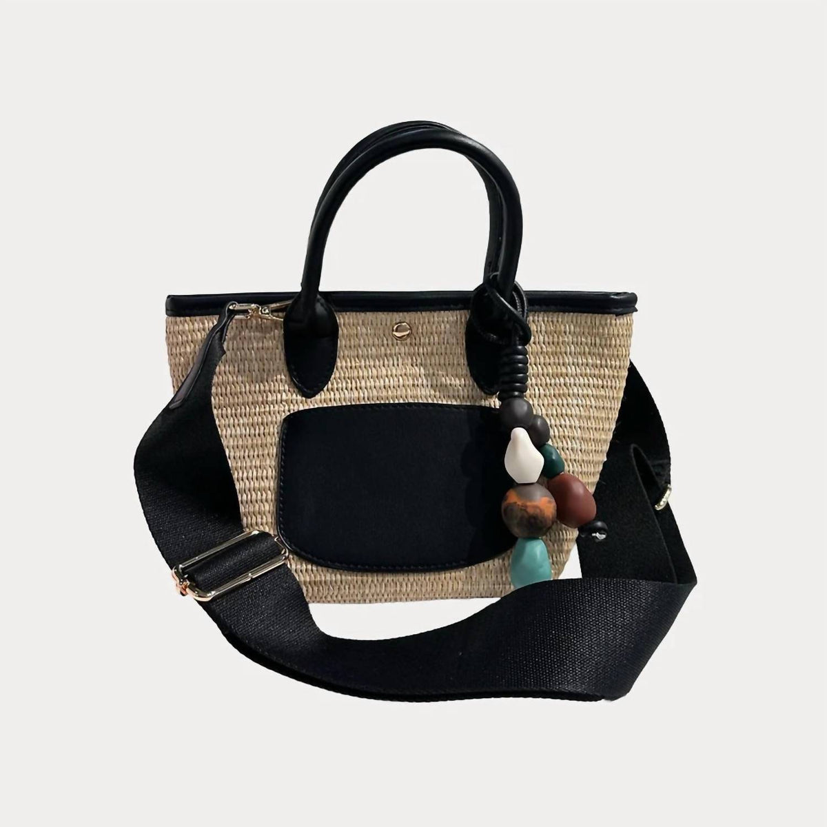 Ahdorned - Carey Mini Raffia Tote