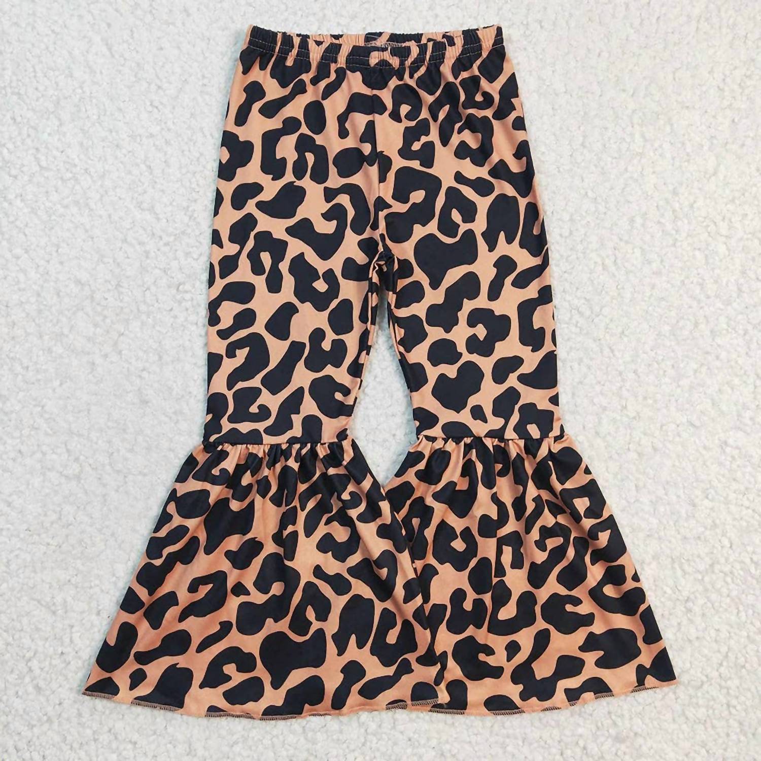 Aier Wholesale - Girl's Cheetah Print Pants - animal - bottoms - brown