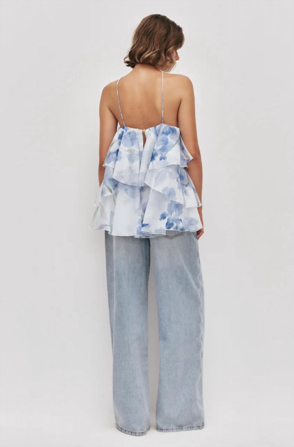 Aje. - Pandorea Halter Neck Layered Top