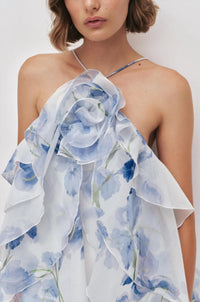 Aje. - Pandorea Halter Neck Layered Top