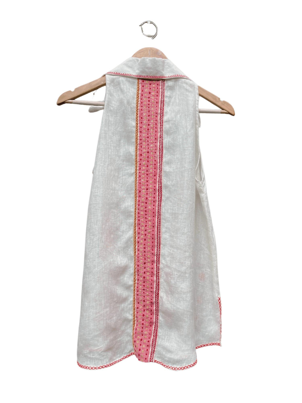 Alamwar - Manju Tomato Embroidery Top