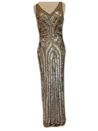 Alberto Makali - Full Beaded Gown