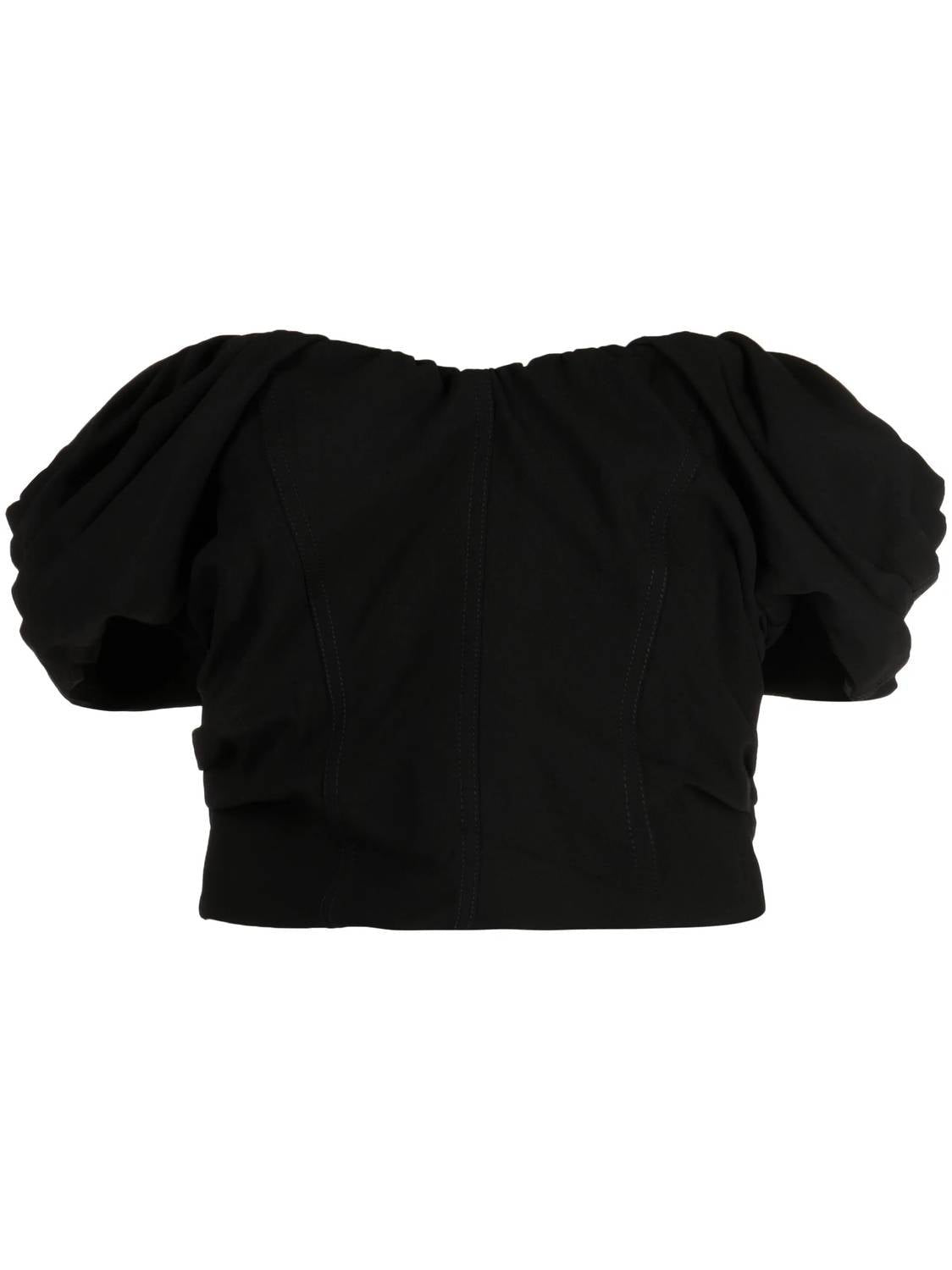 A.L.C. - Nora Top - black - clothing - crop - tops