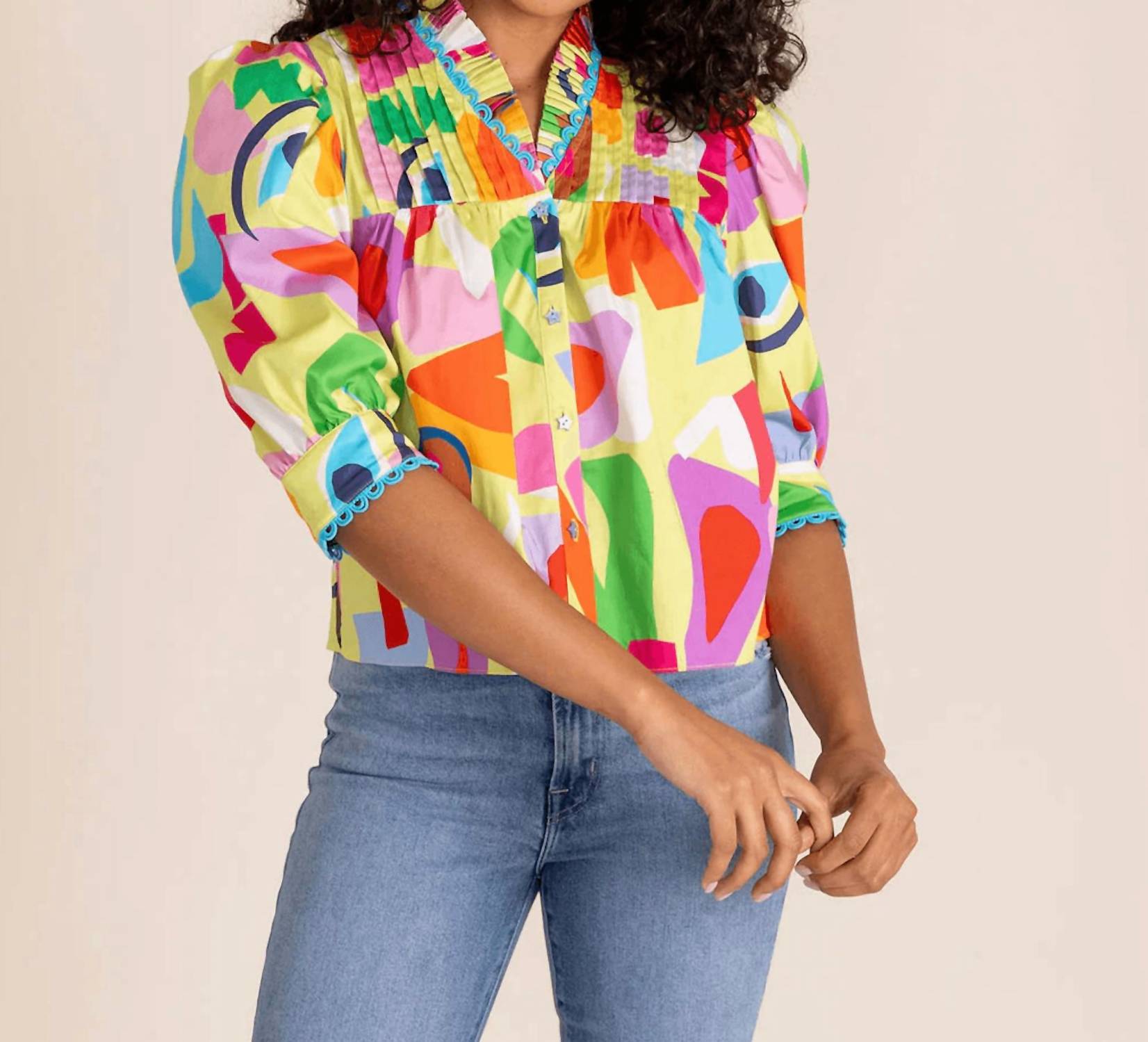 Alden Adair - Blake Top - blouses - clothing - cotton - blend