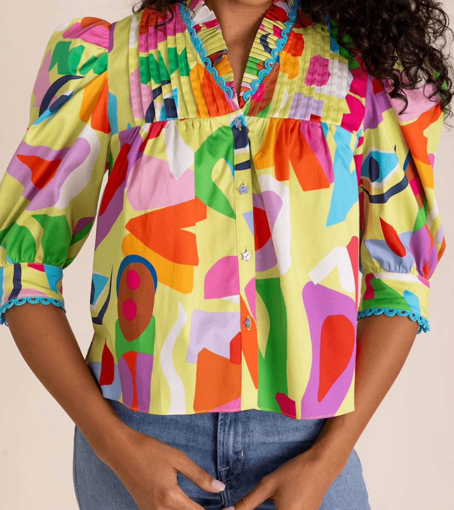Alden Adair - Blake Top - blouses - clothing - cotton - blend
