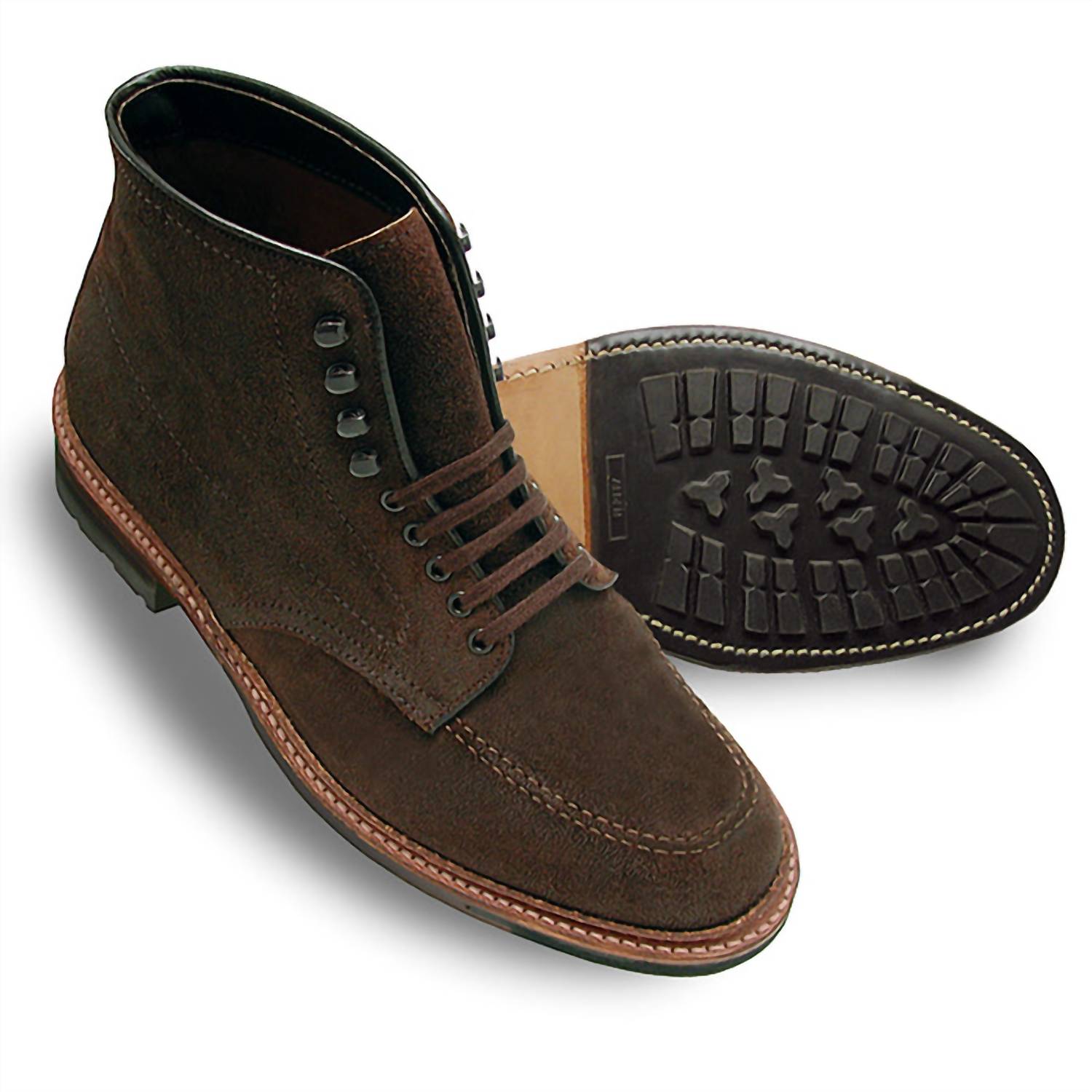Alden - Mocc Toe Boot - boots - brown - men