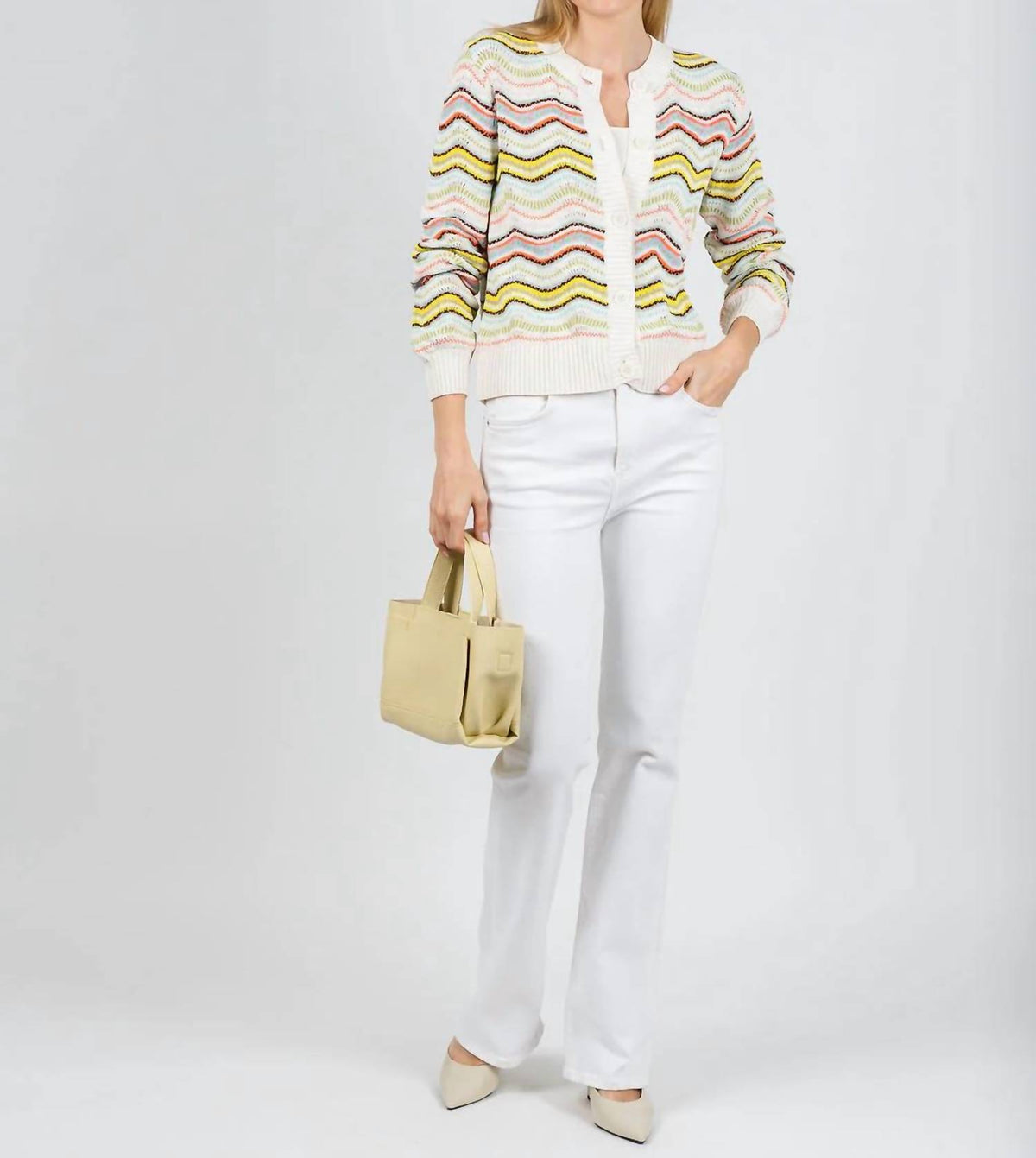 Aldo Martins - Kilie Waves Button Front Cardigan