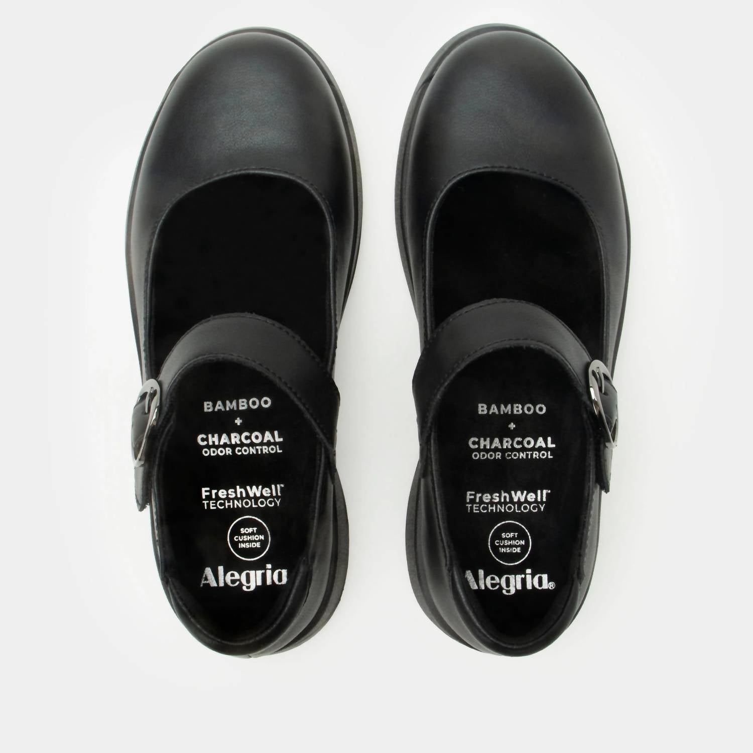 Alegria - Women's Jazmine Shoes - black - flats - leather