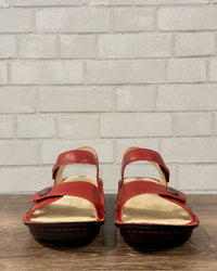 Alegria - Women's Vienna Sandal - leather - red - sandals
