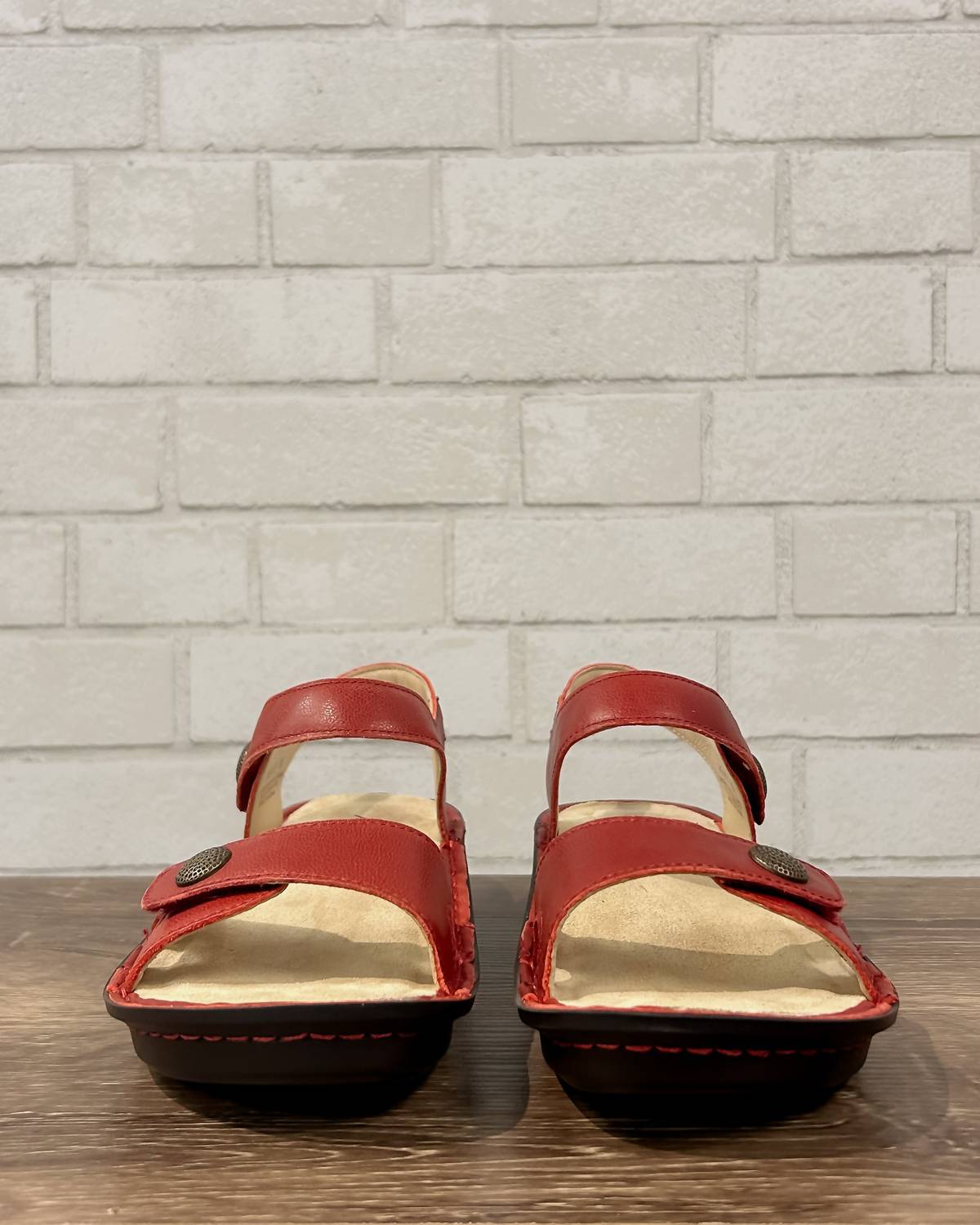 Alegria - Women's Vienna Sandal - leather - red - sandals
