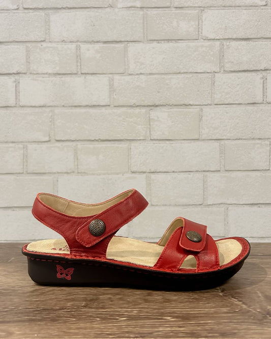 Alegria - Women's Vienna Sandal - leather - red - sandals