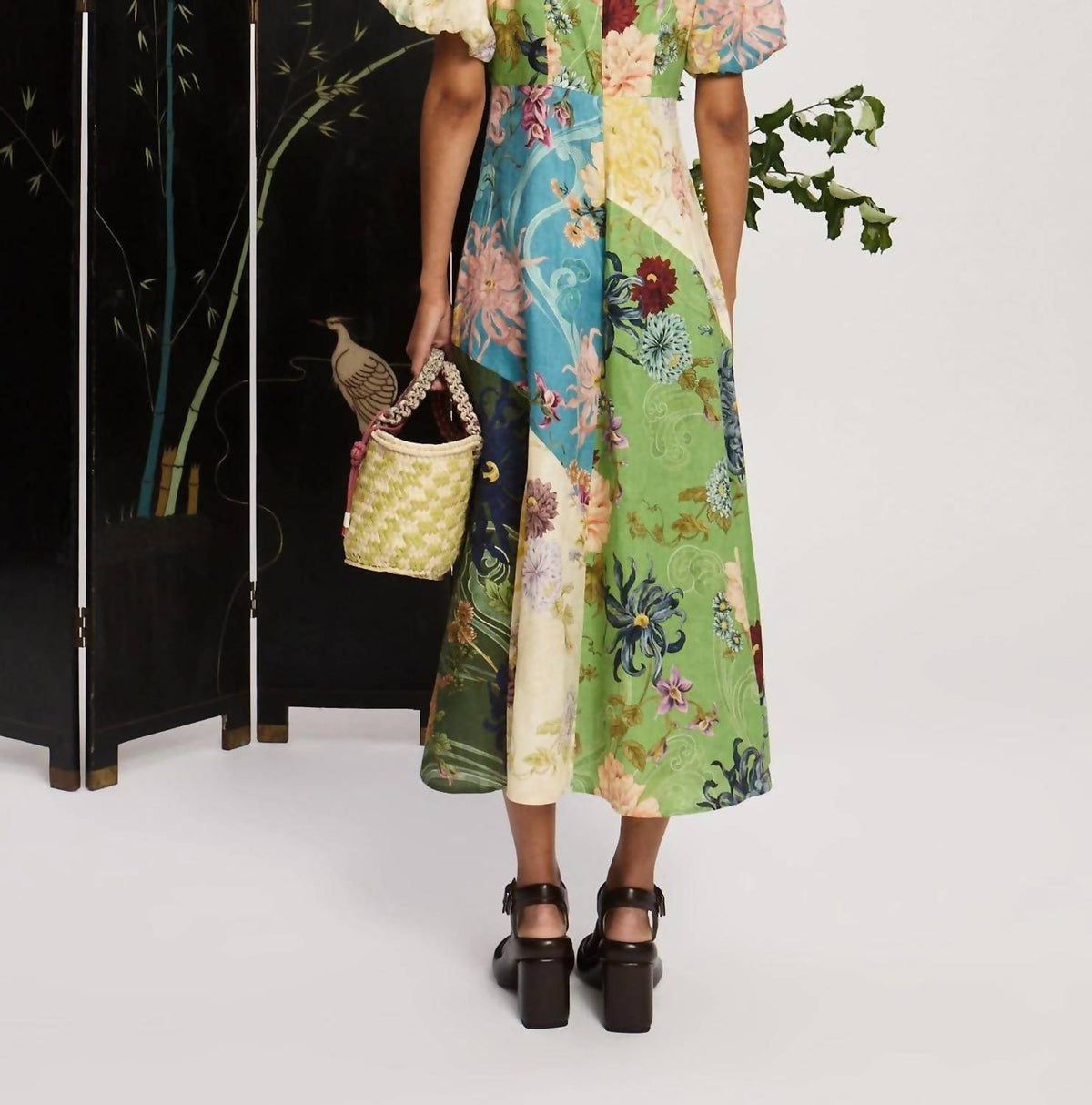 Alemais - Avery Spliced Midi Dress