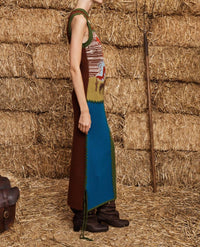 Alemais - Lasso Patchwork Knit Dress