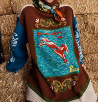 Alemais - Lasso Patchwork Sweater