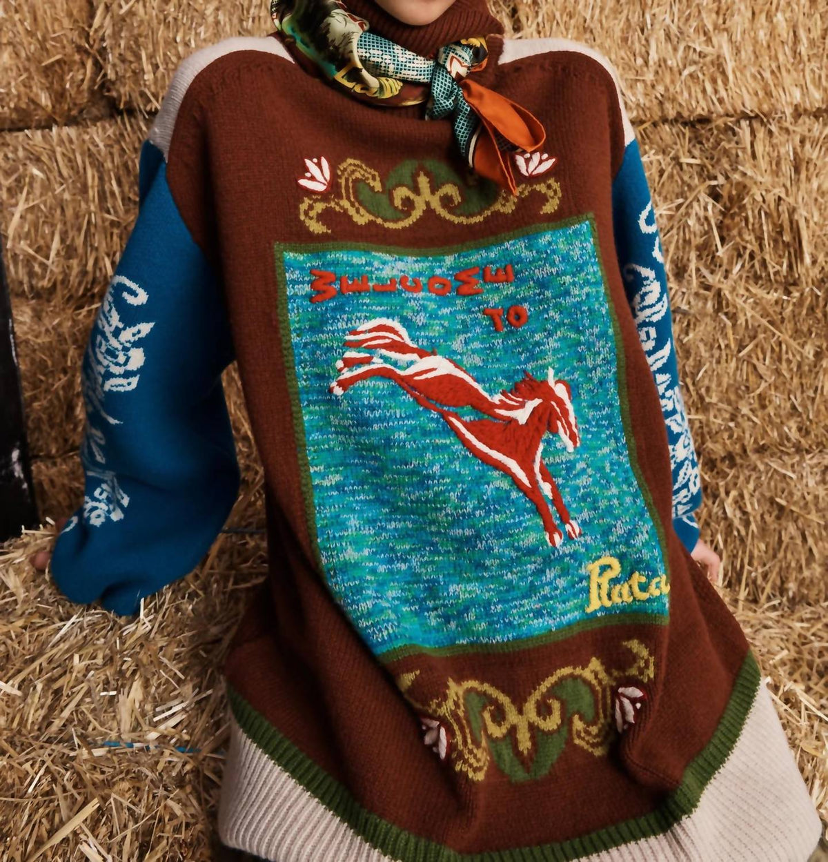 Alemais - Lasso Patchwork Sweater