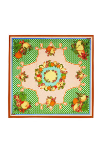 Alemais - Lemonis Silk Scarf - accessories - green - scarves