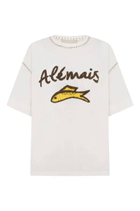 Alemais - Scuba Organic Cotton Cuffed Tee