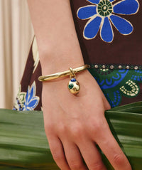 Alemais - Women's Jem Rainbow Stone Egg Drop Bangle