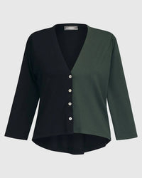 Alembika - Essential 2-tone Crop Cardigan