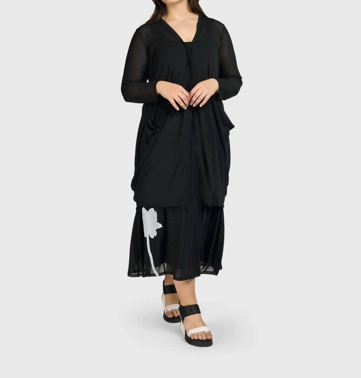 Alembika - Essential Tekbika Draped Cocoon Jacket