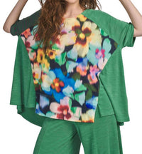 Alembika - Forget-me-not Trapeze Top