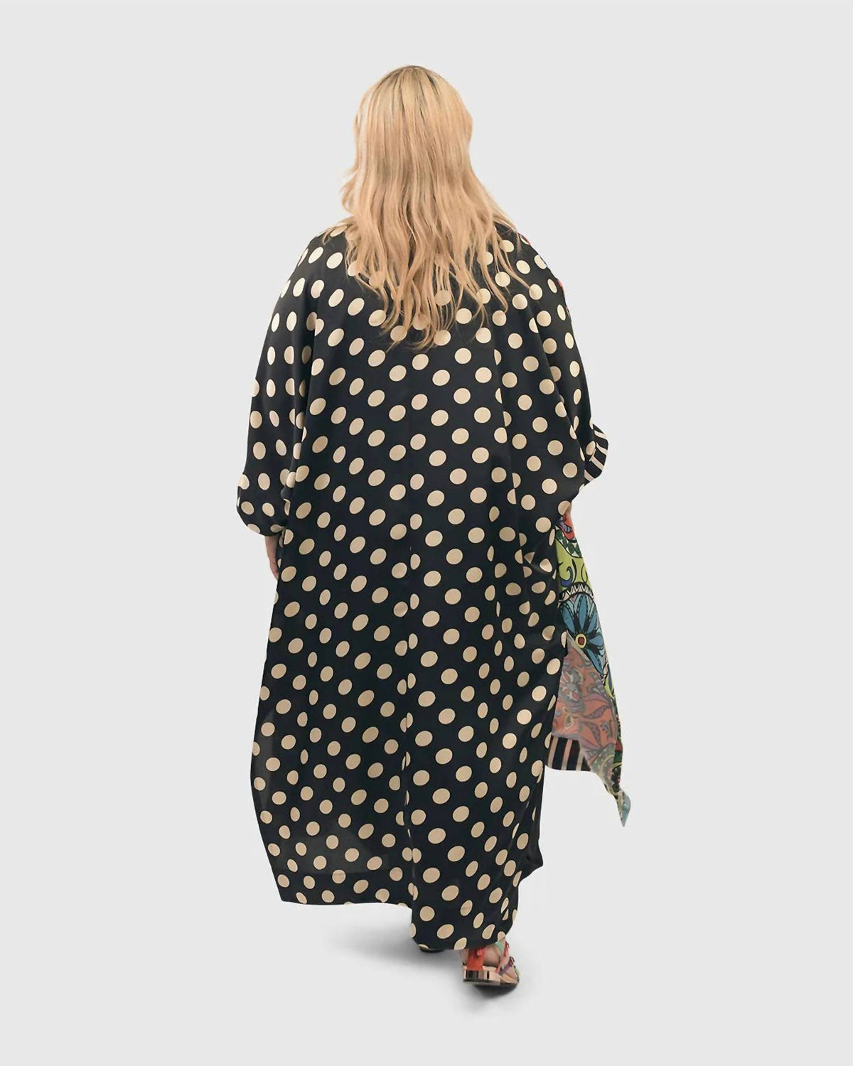 Alembika - Paisley Dot Long Kimono Jacket