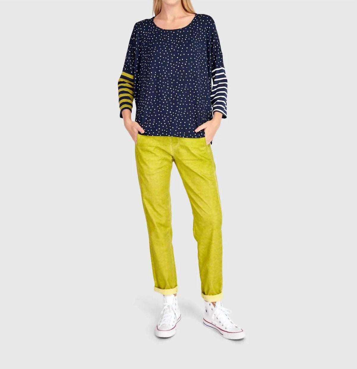 Alembika - Spot And Stripe Top