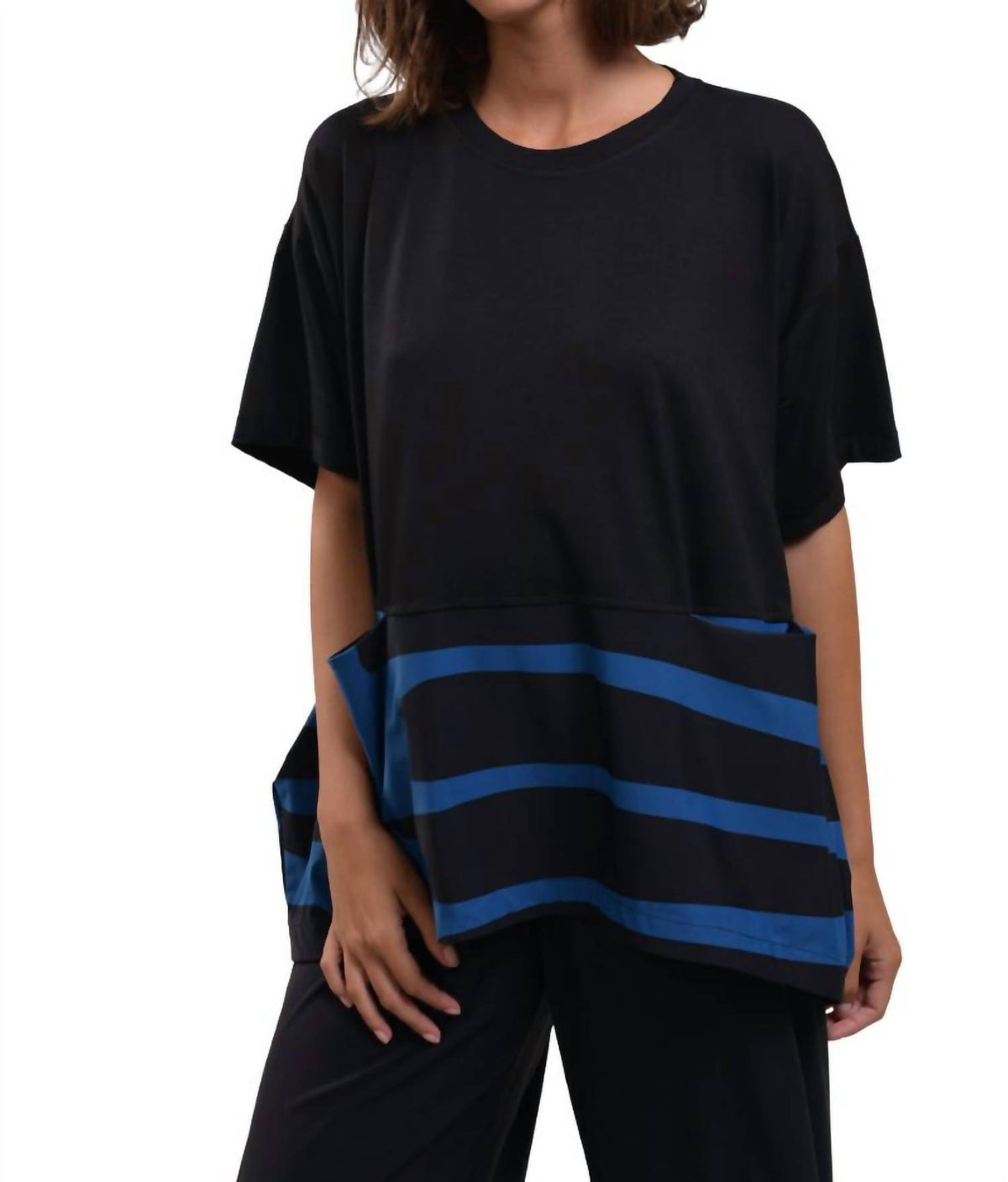 Alembika - Tekbika Striped Pocket Top