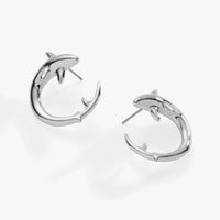 Alex & Ani - Women's Shark Hoop Earring