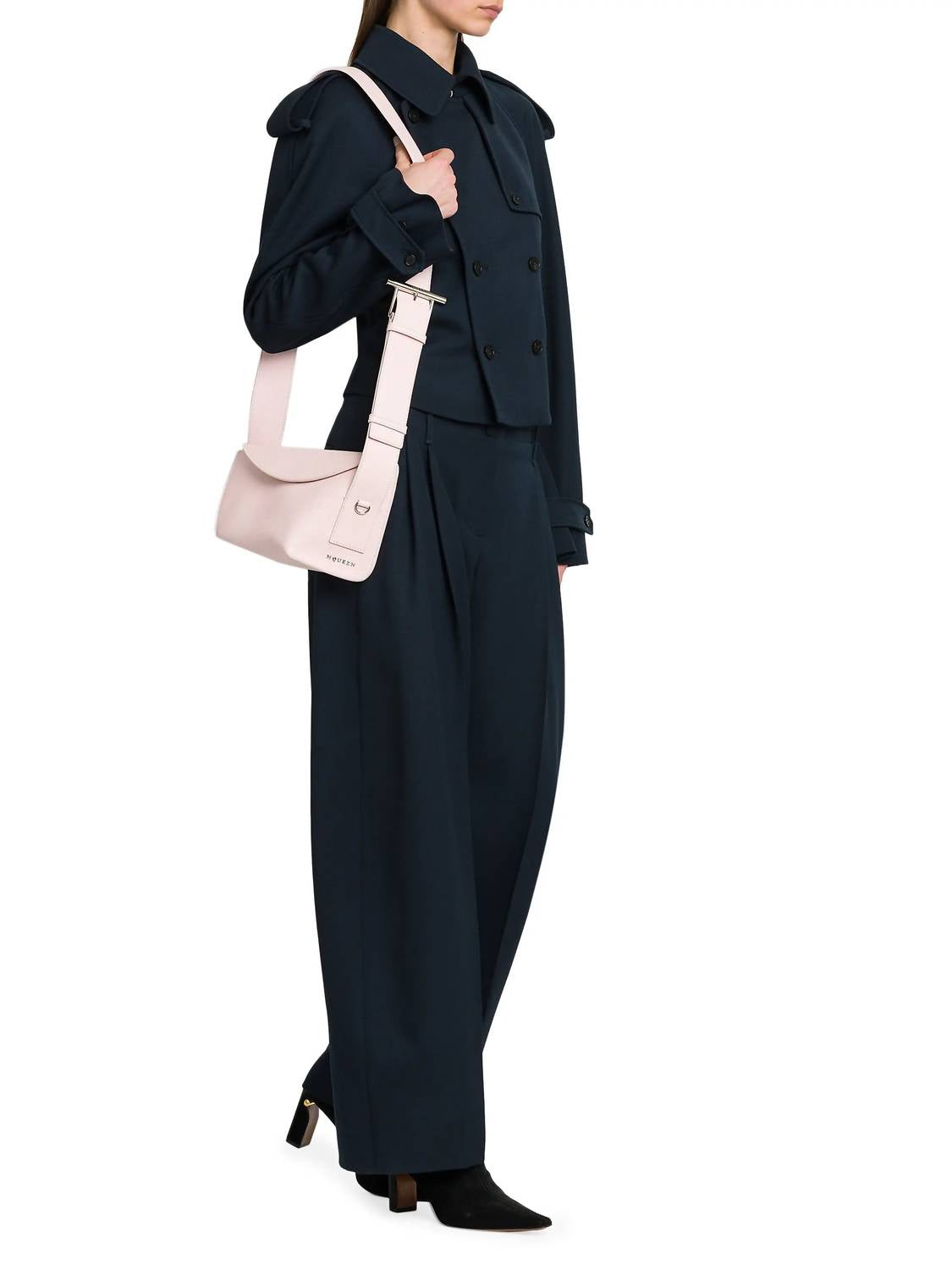 Alexander Mcqueen - Calvary Wool Twill Trench Jacket