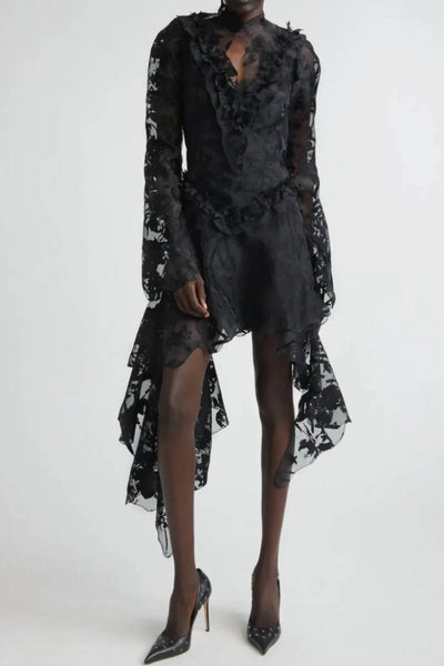Alexander Mcqueen - Devore Midi Dress