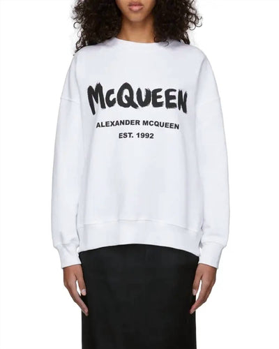 Alexander Mcqueen - Graffiti Logo Sweatshirt