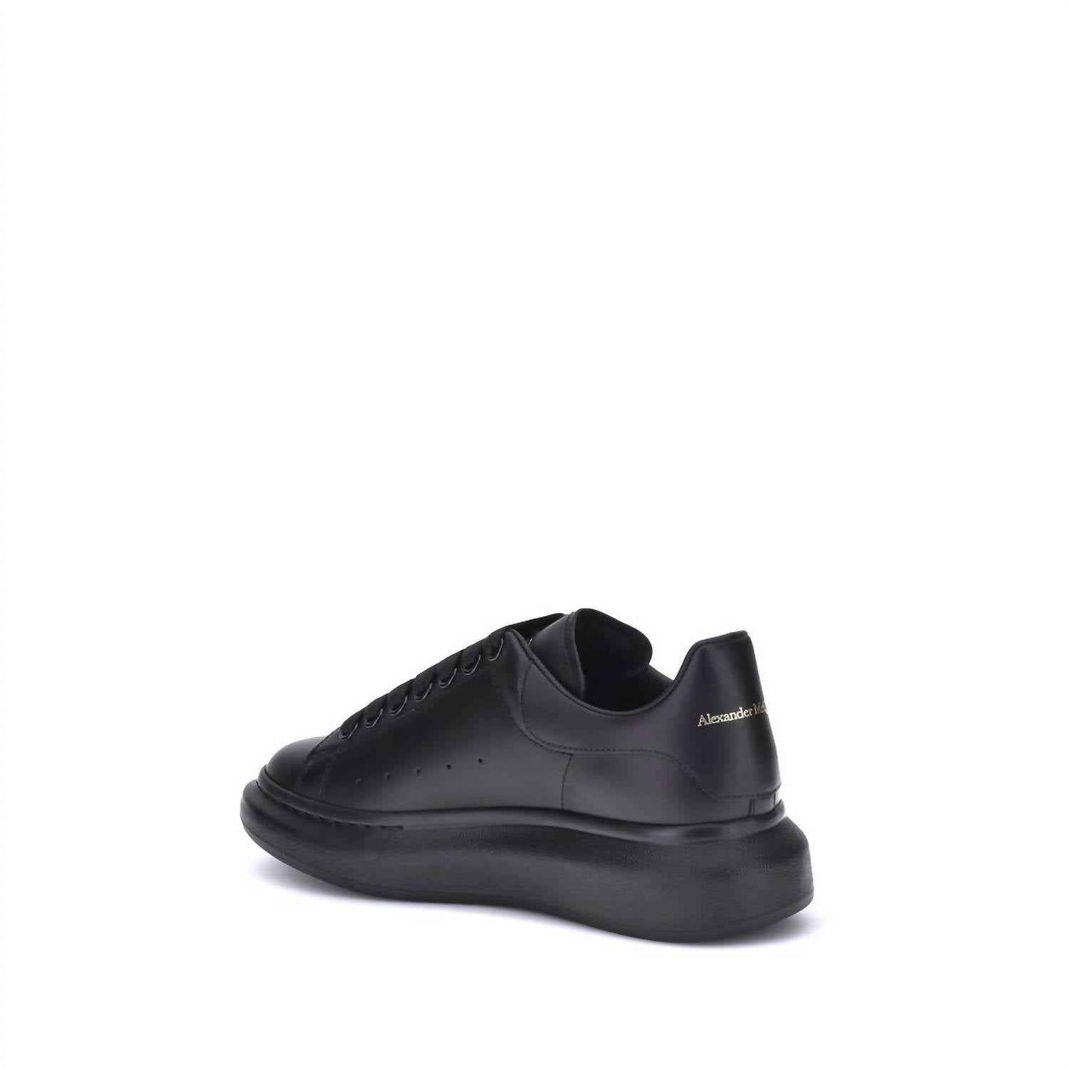 Alexander Mcqueen - Men's Leather Sneakers - black - men - shoes