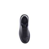 Alexander Mcqueen - Men's Leather Sneakers - black - men - shoes