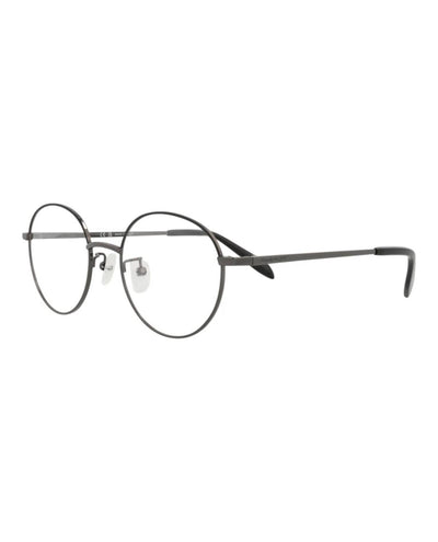 Alexander Mcqueen - Unisex Round-frame Metal Optical Frames