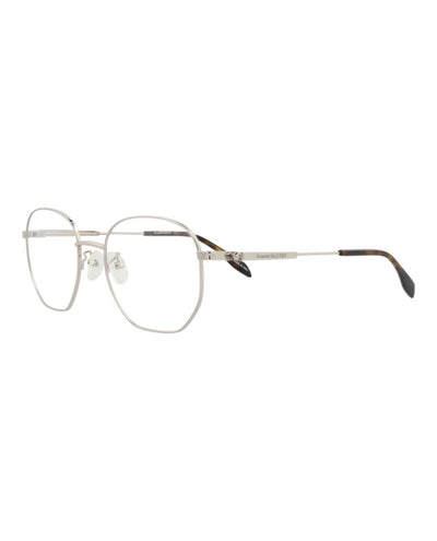 Alexander Mcqueen - Unisex Round-frame Metal Optical Frames