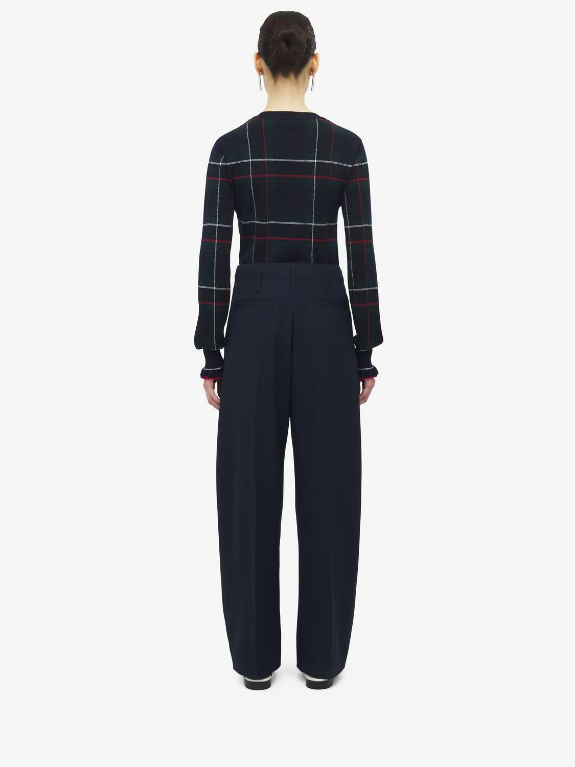 Alexander Mcqueen - Wide Leg Tailored Trouser