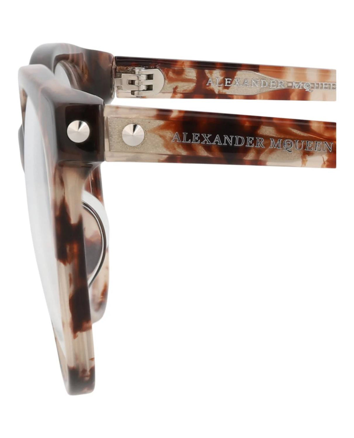 Alexander Mcqueen - Women's Round-frame Acetate Optical Frames
