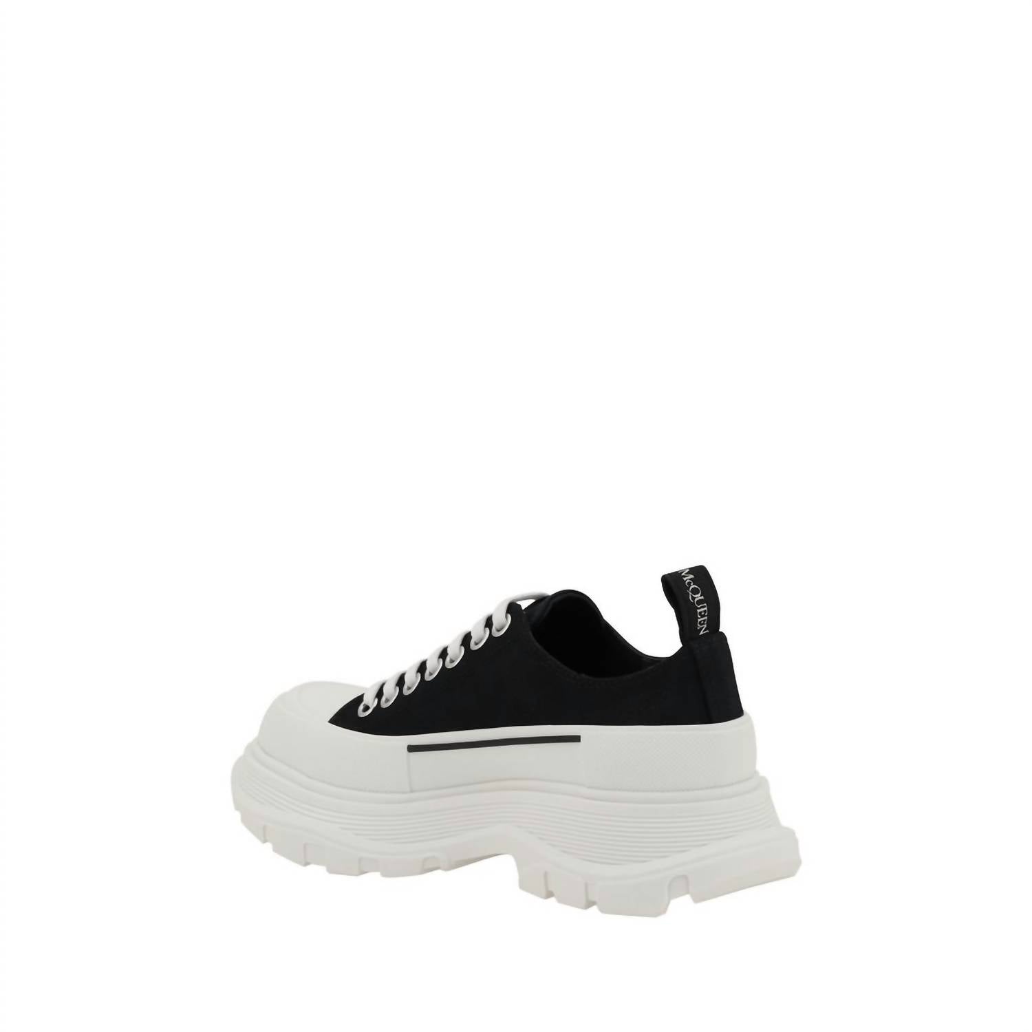 Alexander Mcqueen - Women's Tread Slick Sneakers - black - cotton - shoes