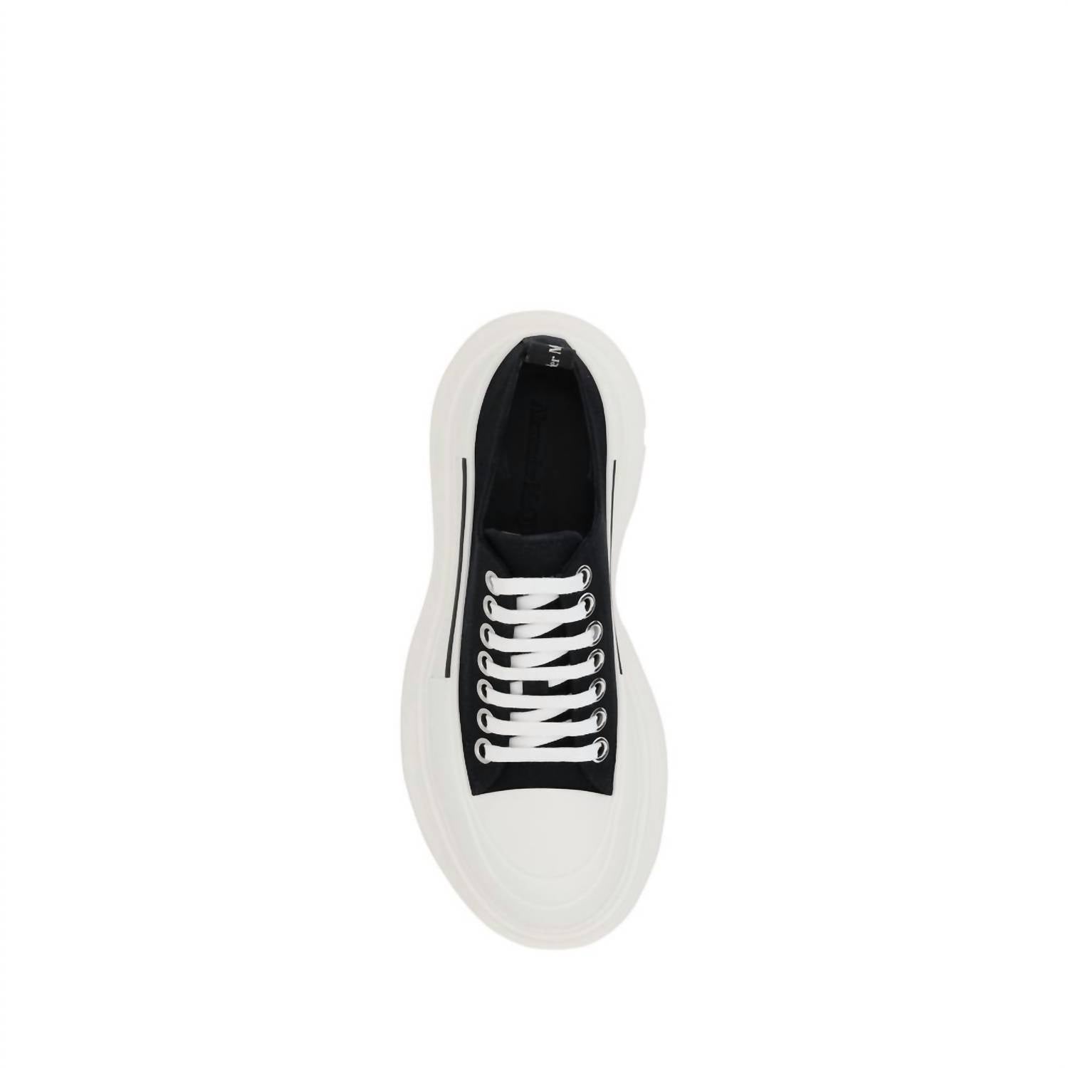 Alexander Mcqueen - Women's Tread Slick Sneakers - black - cotton - shoes