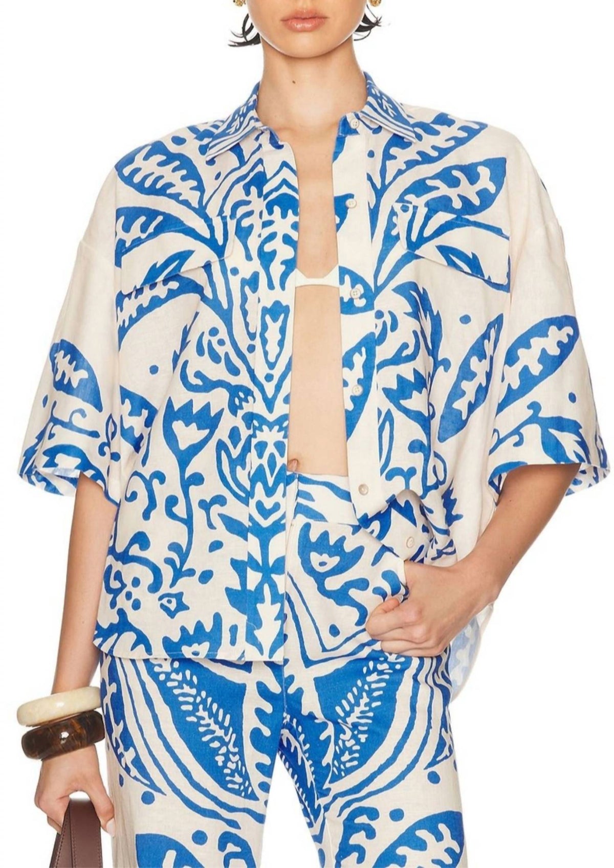 Alexis - Farad Linen Top