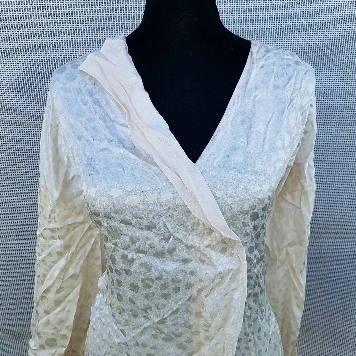 Alfani - V-neck Long Sleeves Blouse