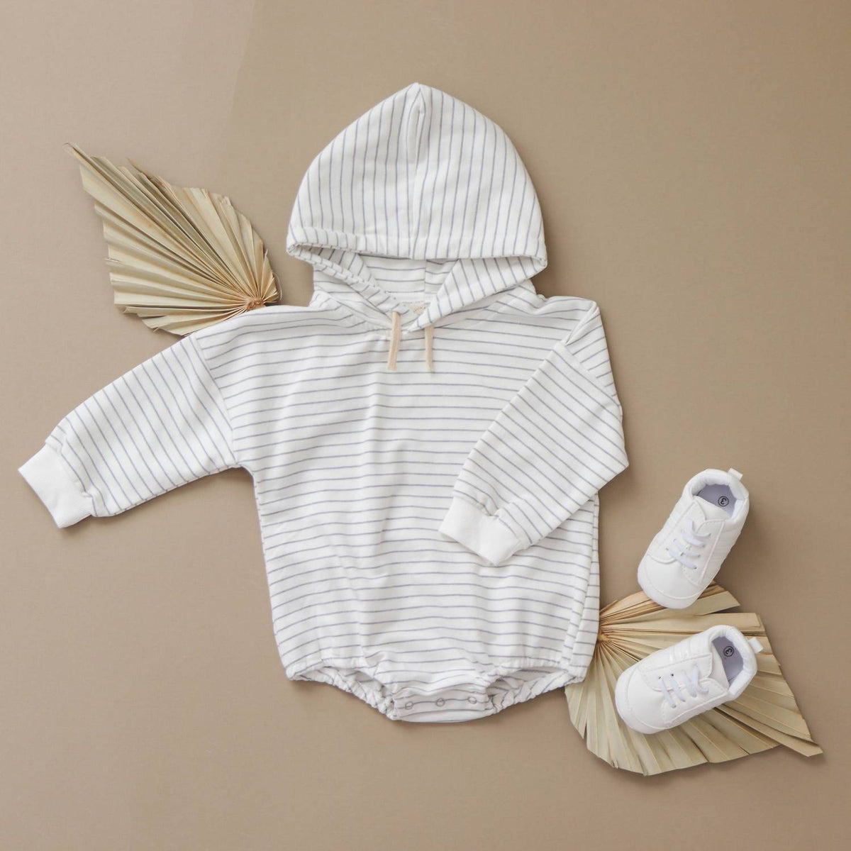 Alice & Co. - Striped Hoodie Romper