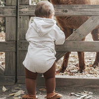 Alice & Co. - Striped Hoodie Romper